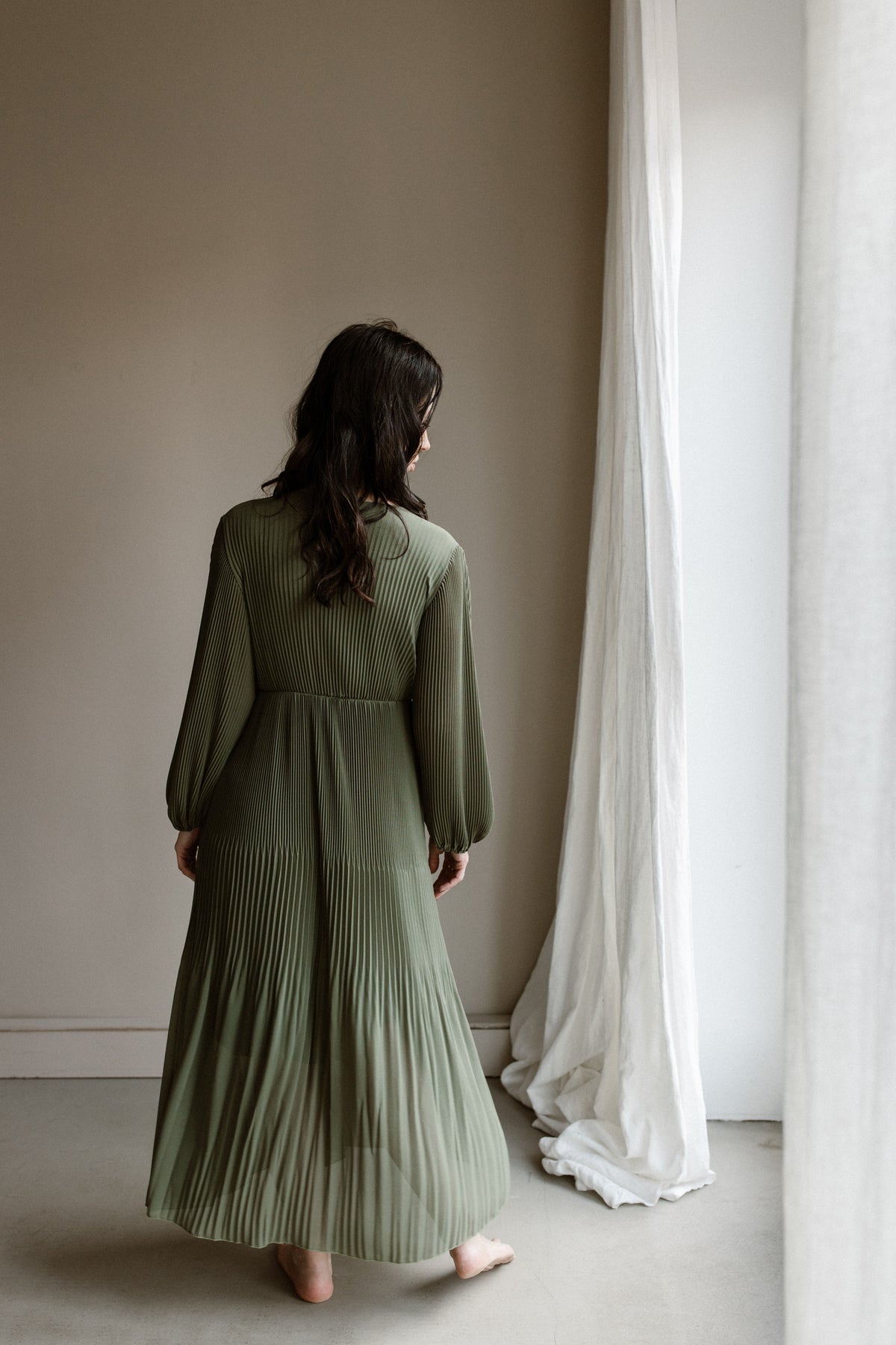 Fem Dress - Army Green