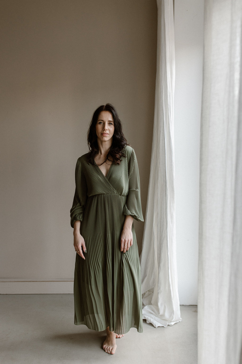 Robe Fem - Vert militaire