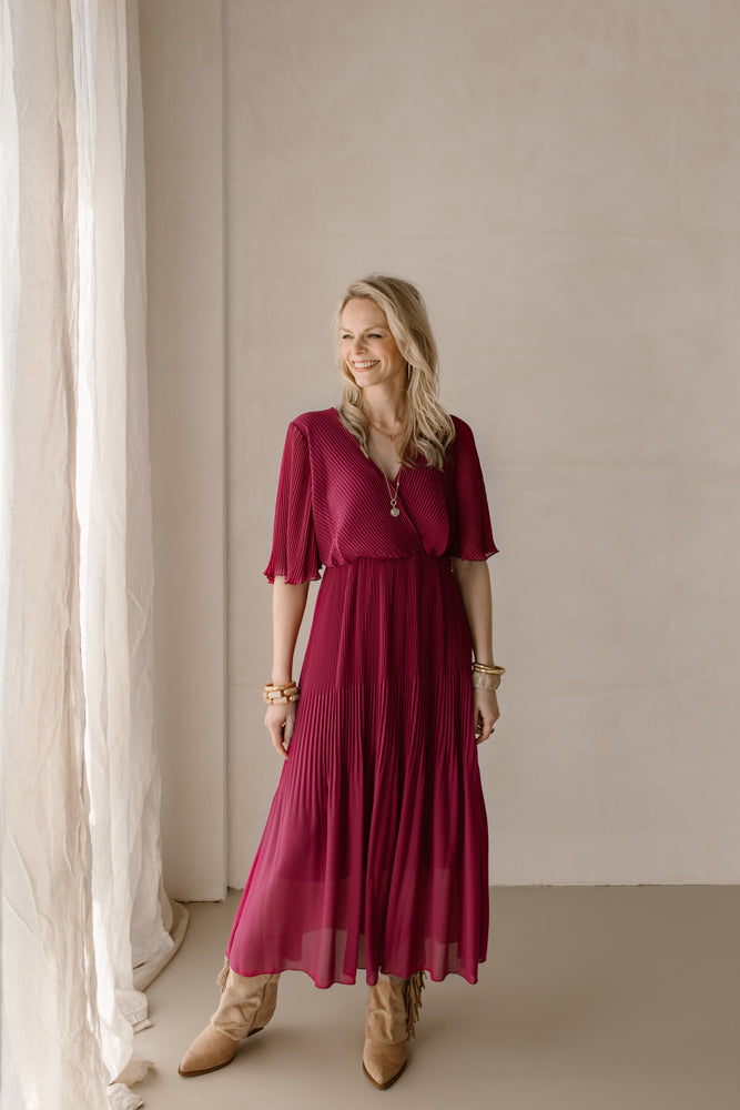Flore Dress - Cyclamen