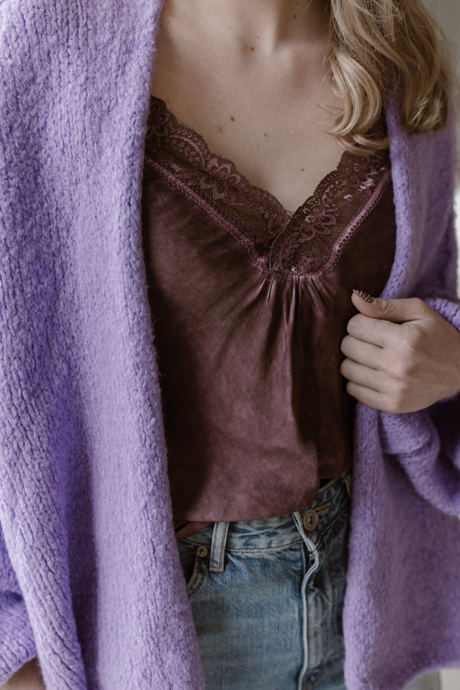 Lace Top - Purple