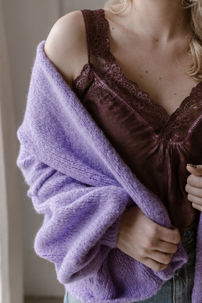 Lace Top - Purple