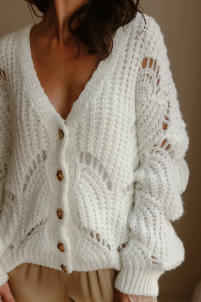Strickjacke Soof - Offwhite