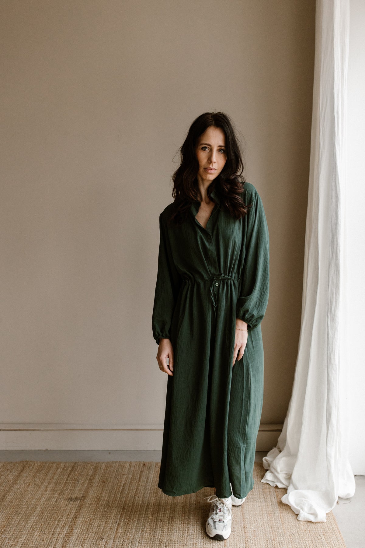 Poppy Dress - Dark Green