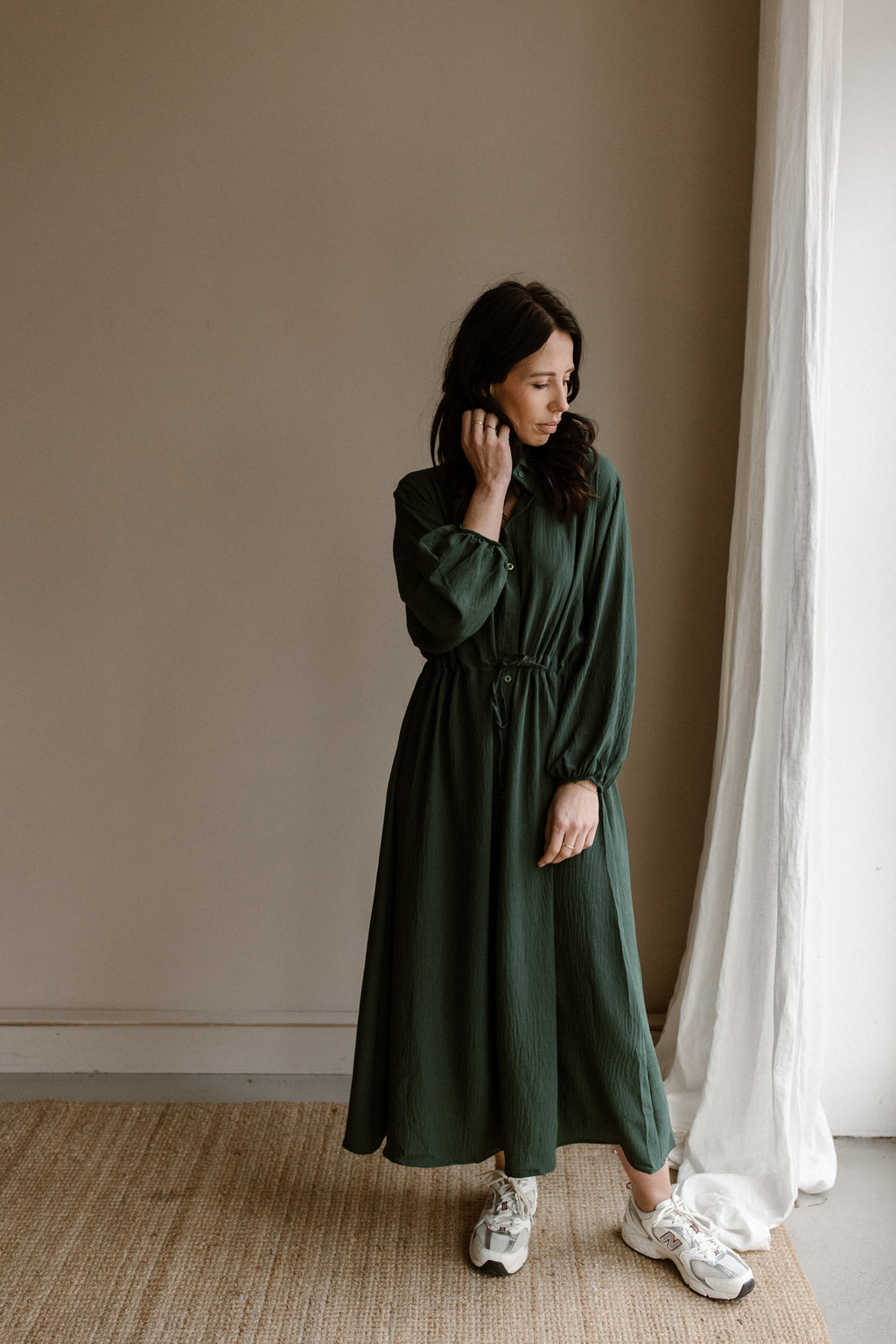 Poppy Dress - Dark Green