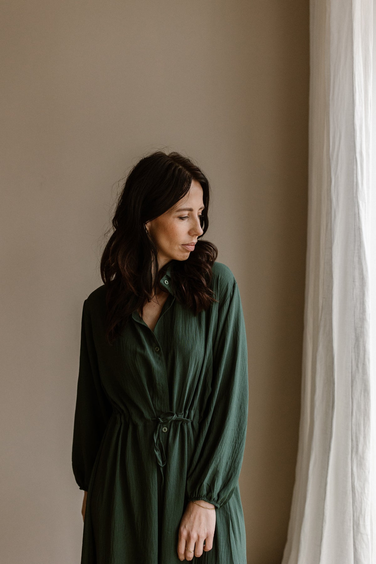Poppy Dress - Dark Green