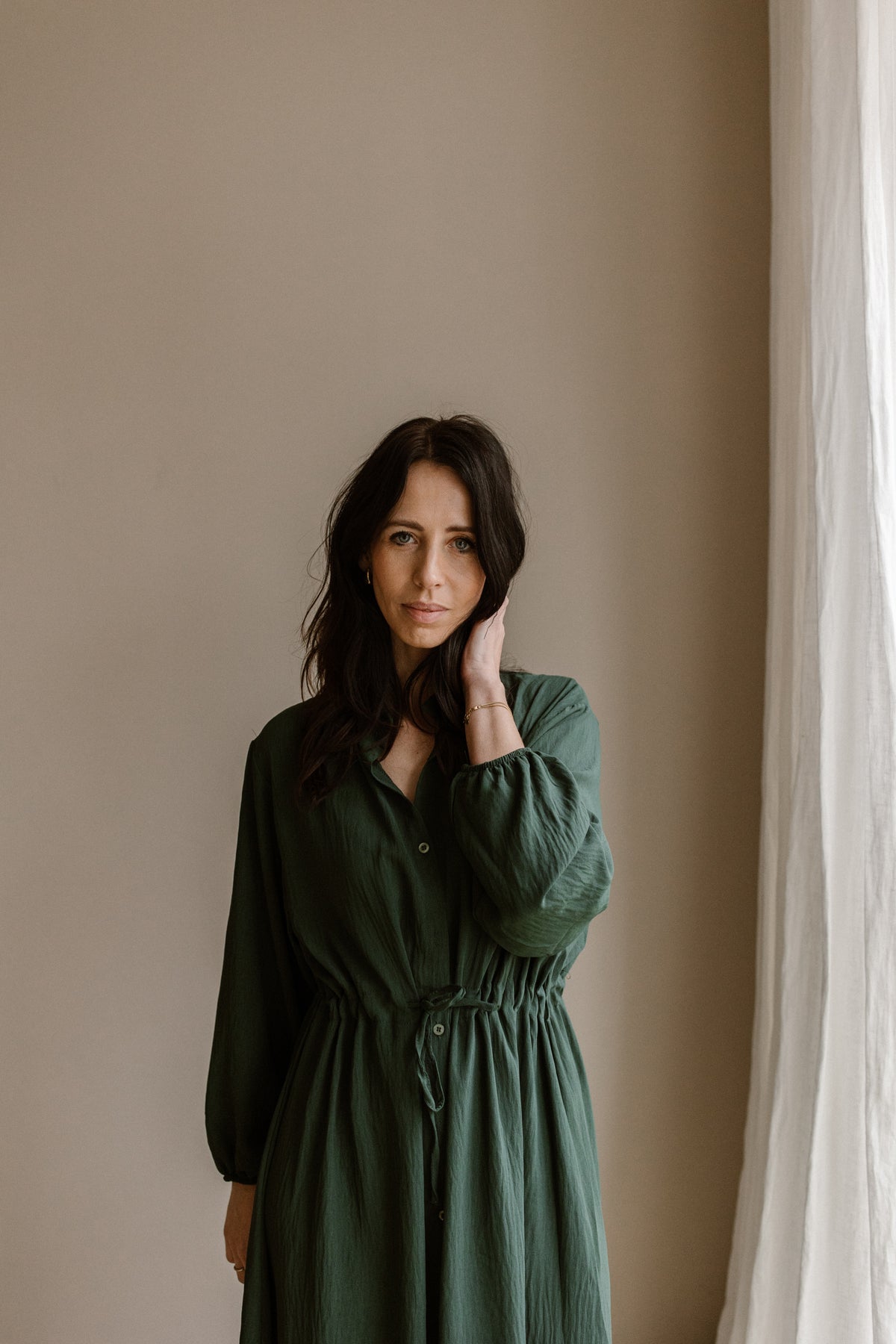 Poppy Dress - Dark Green