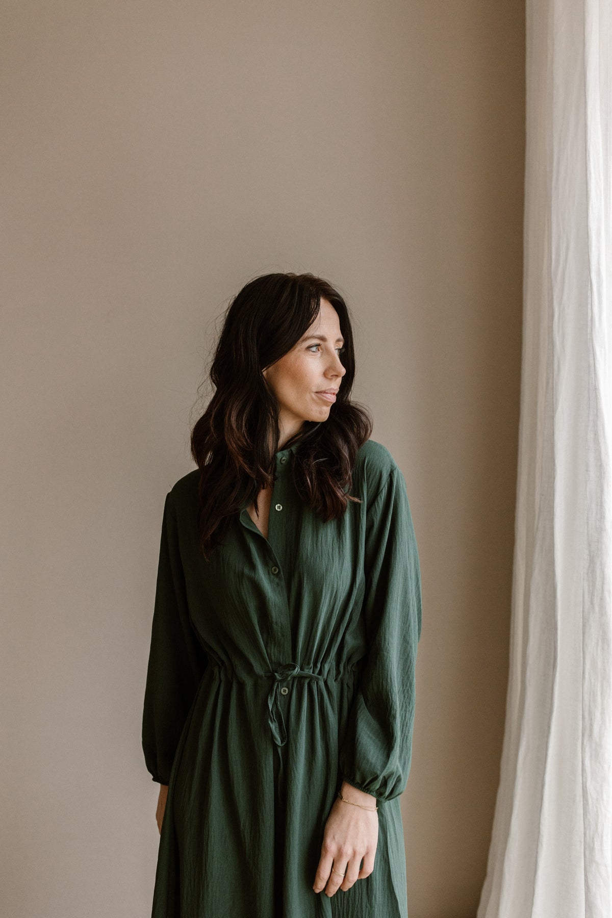 Poppy Dress - Dark Green