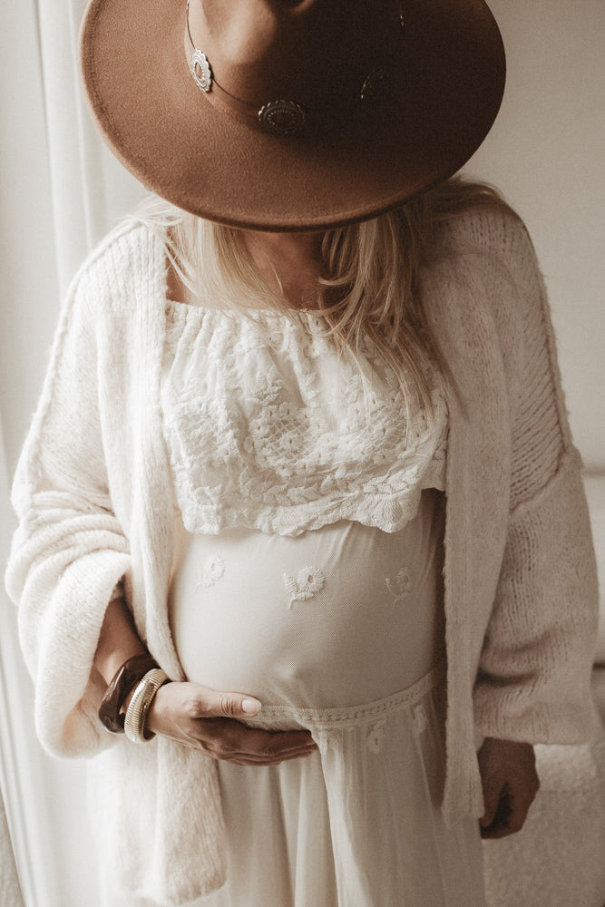Gilet Sara - Blanc cassé