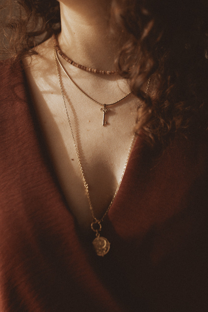 Key necklace - Gold