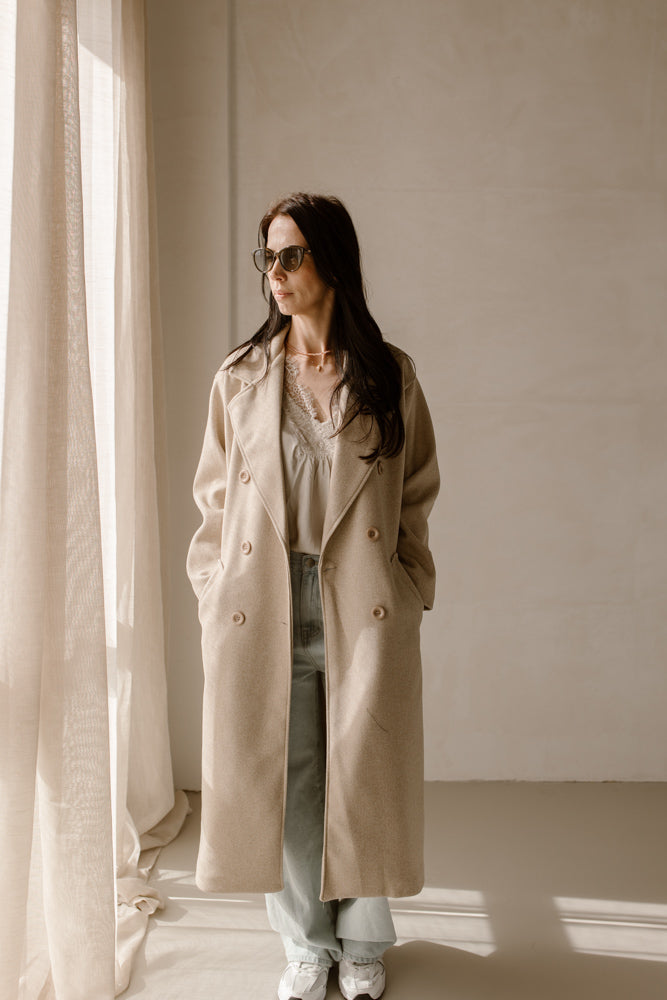 Jas Fleur - Beige
