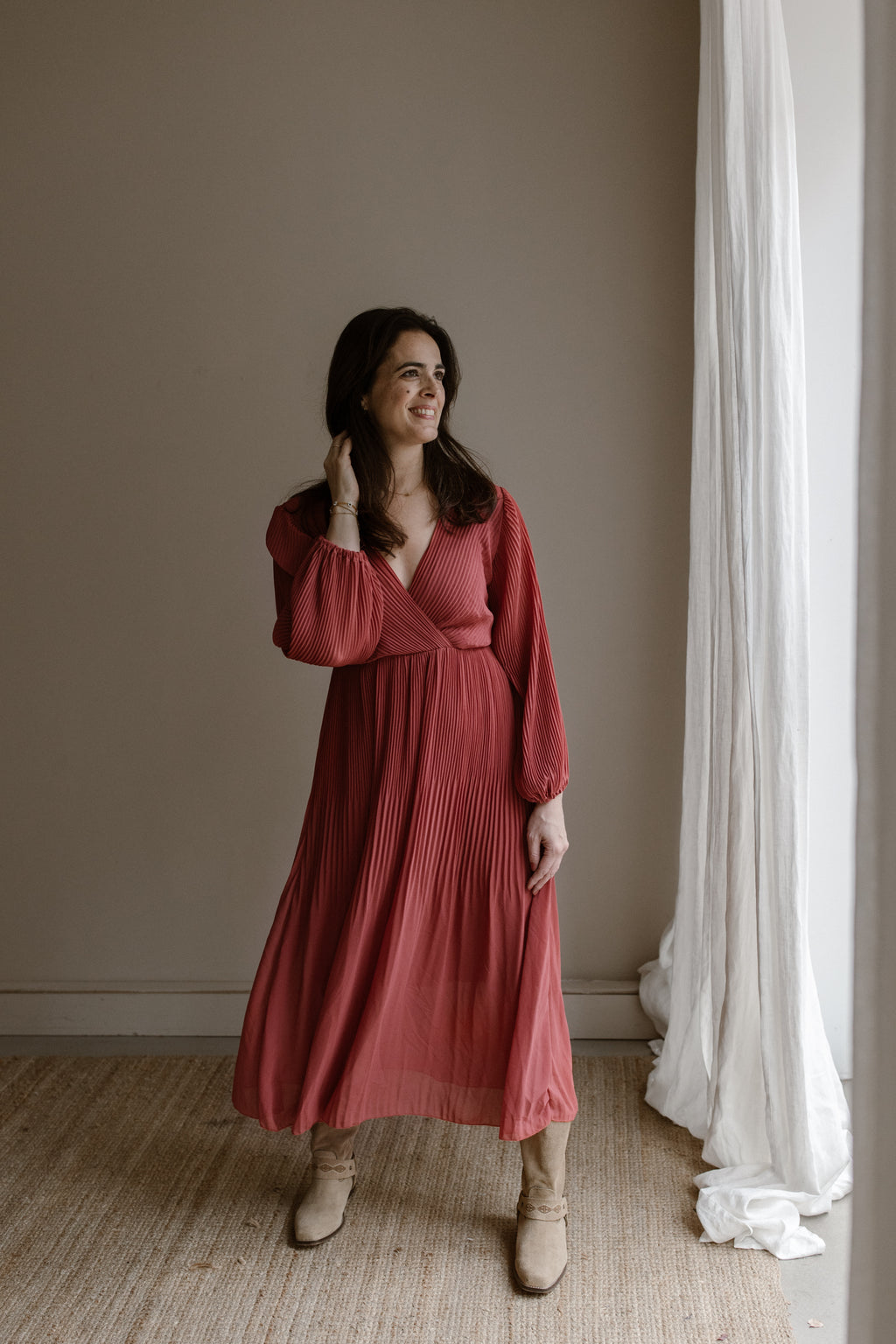 Robe Fem - Framboise