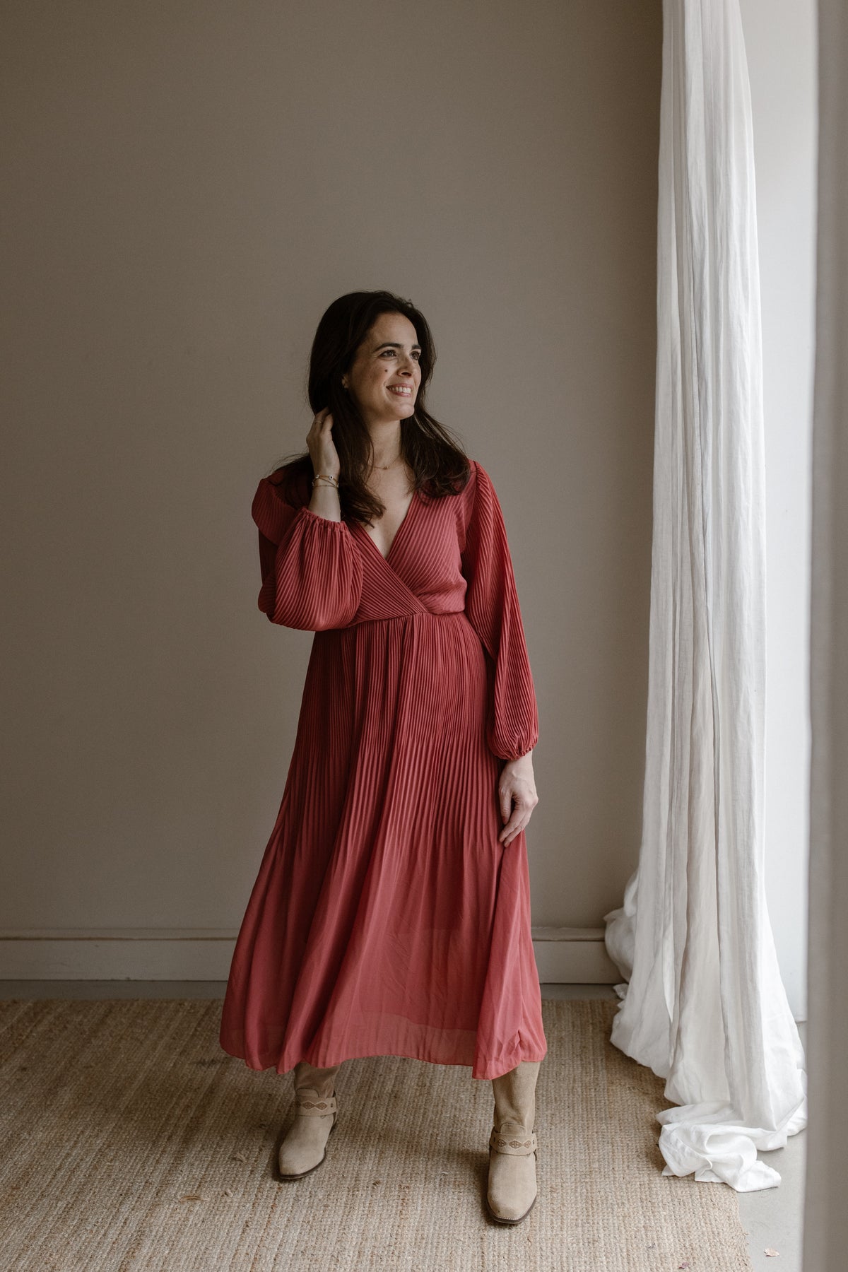 Robe Fem - Framboise
