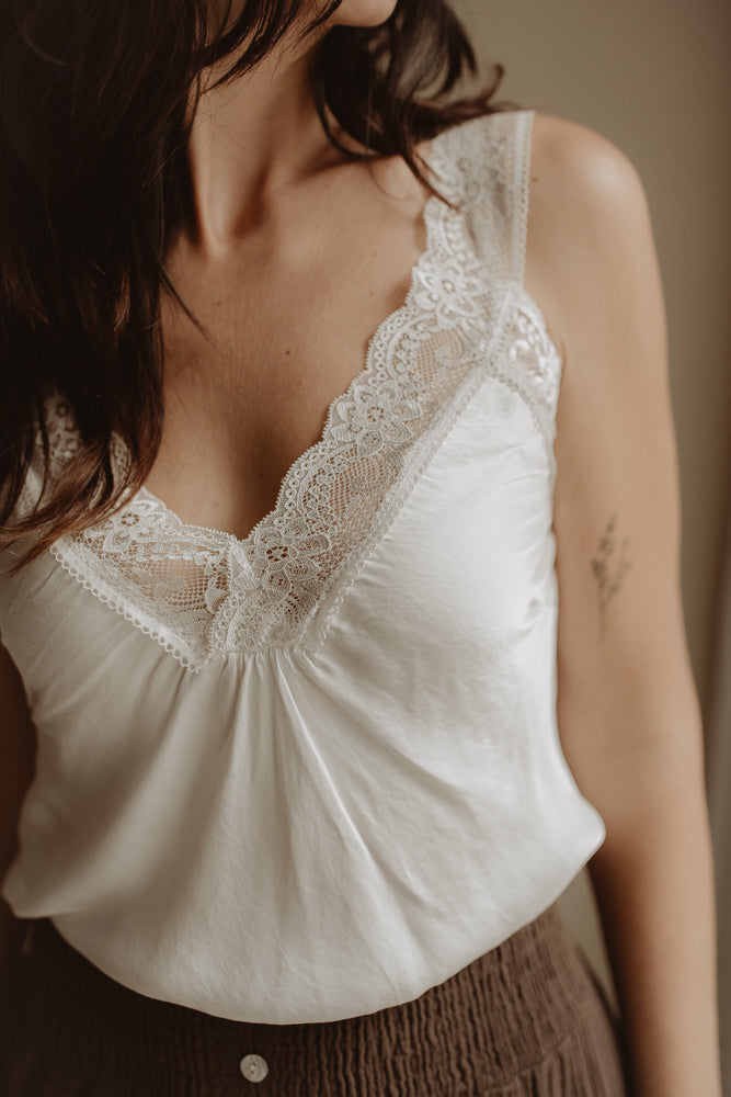 Lace Top - Off-White