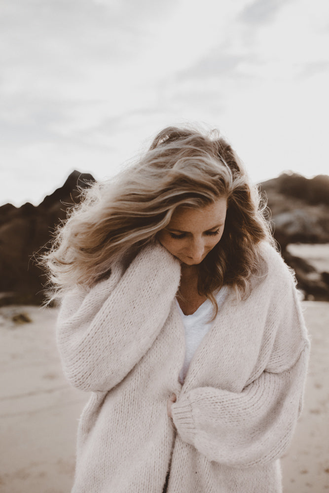 Gilet Sara - Blanc cassé