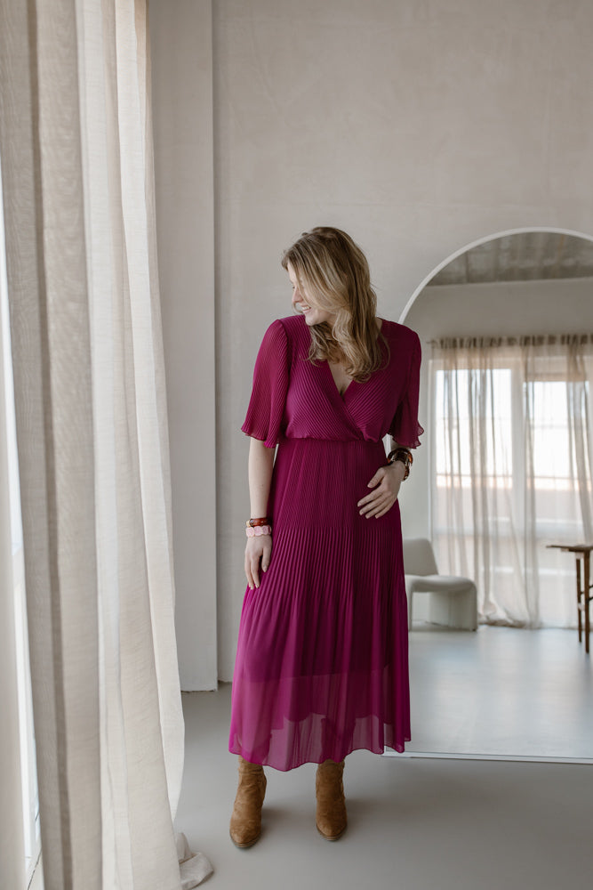 Flore Dress - Cyclamen