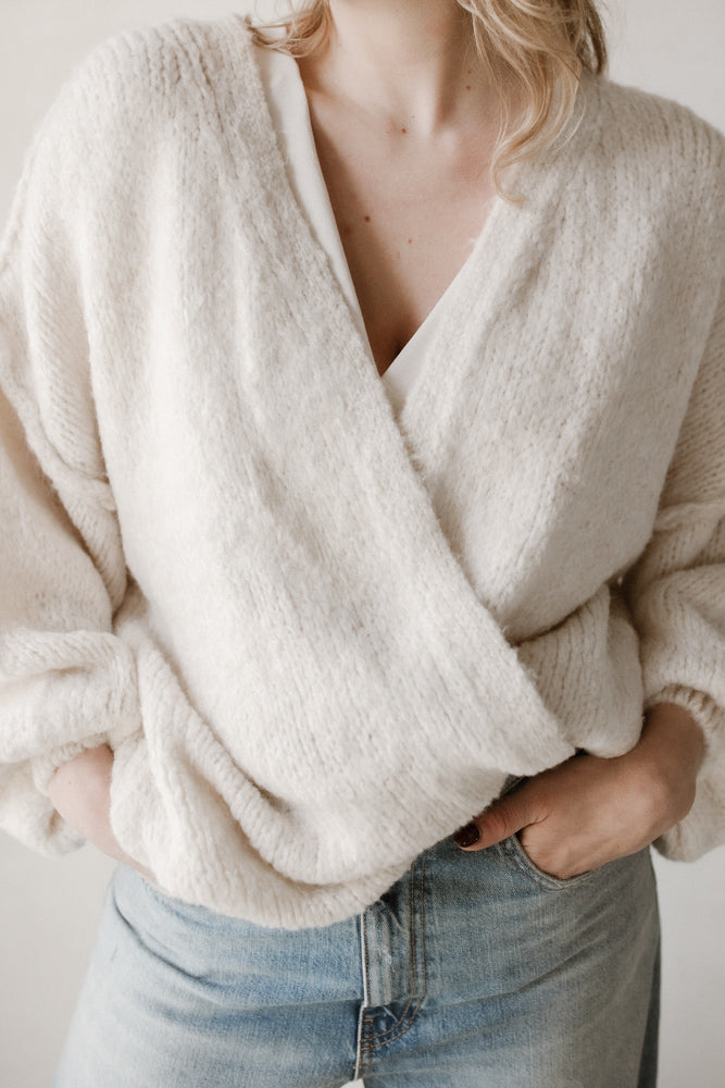 Gilet Sara - Blanc cassé
