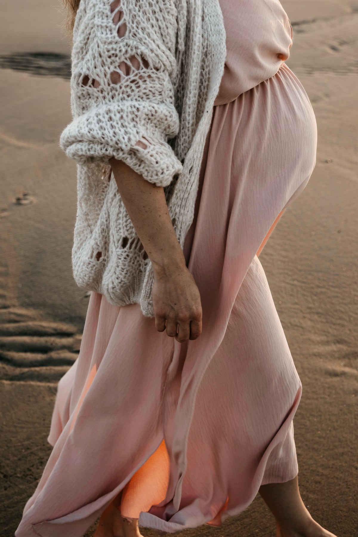 Strickjacke Soof - Beige