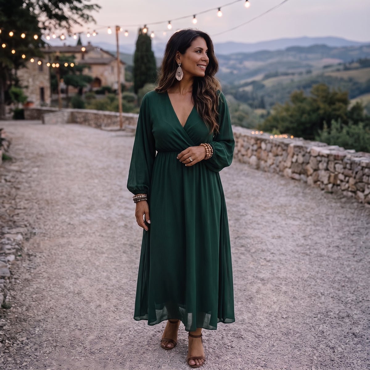 Lola Party Dress - Green