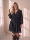 Lola short dress - brown
