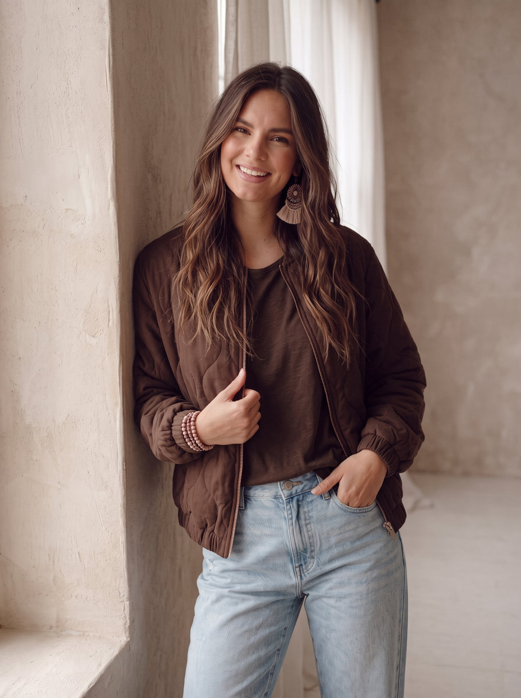 T-shirt Rosa - Marron