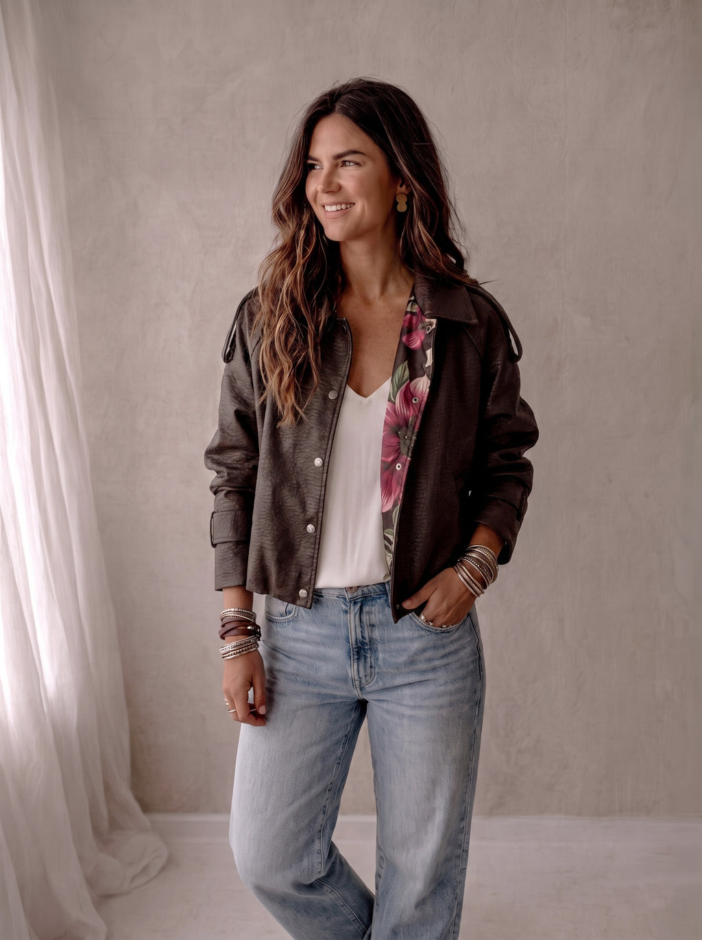 Jade Jacket - Brown
