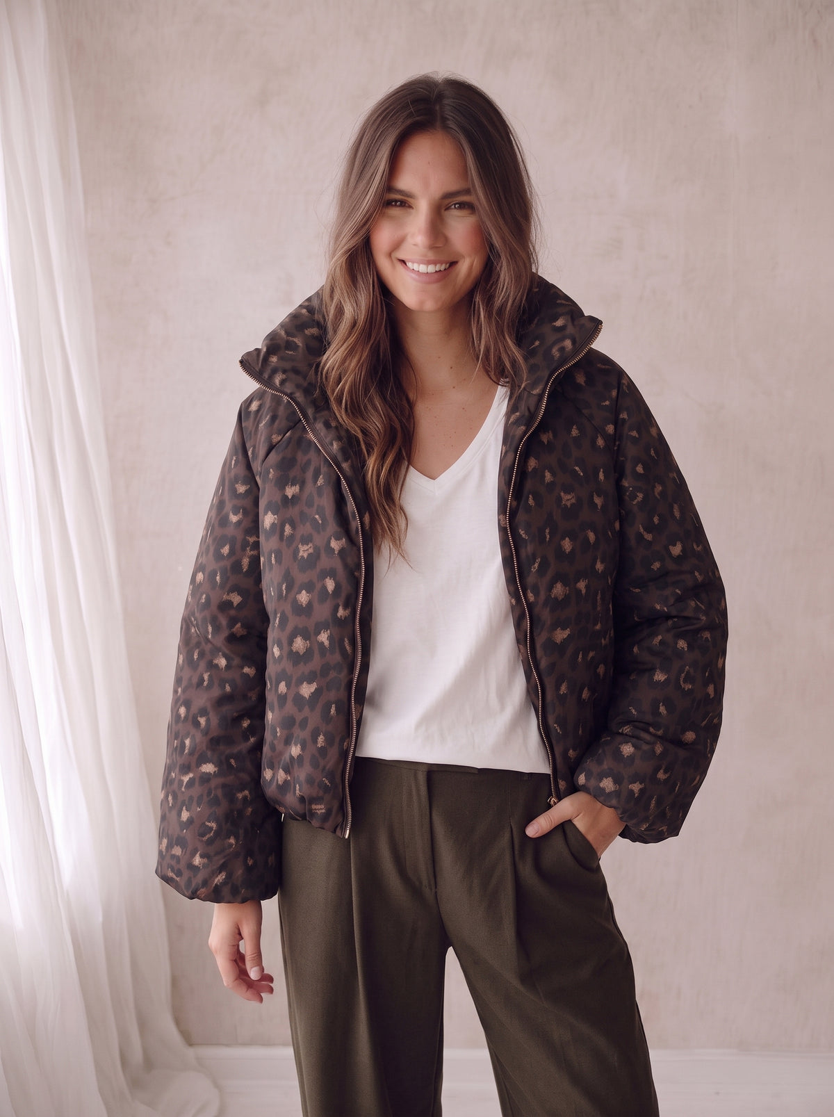 Pip Panther Coat - Dark Brown