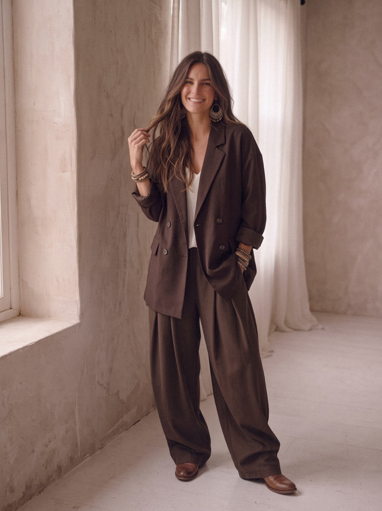 Nova Trousers - Brown