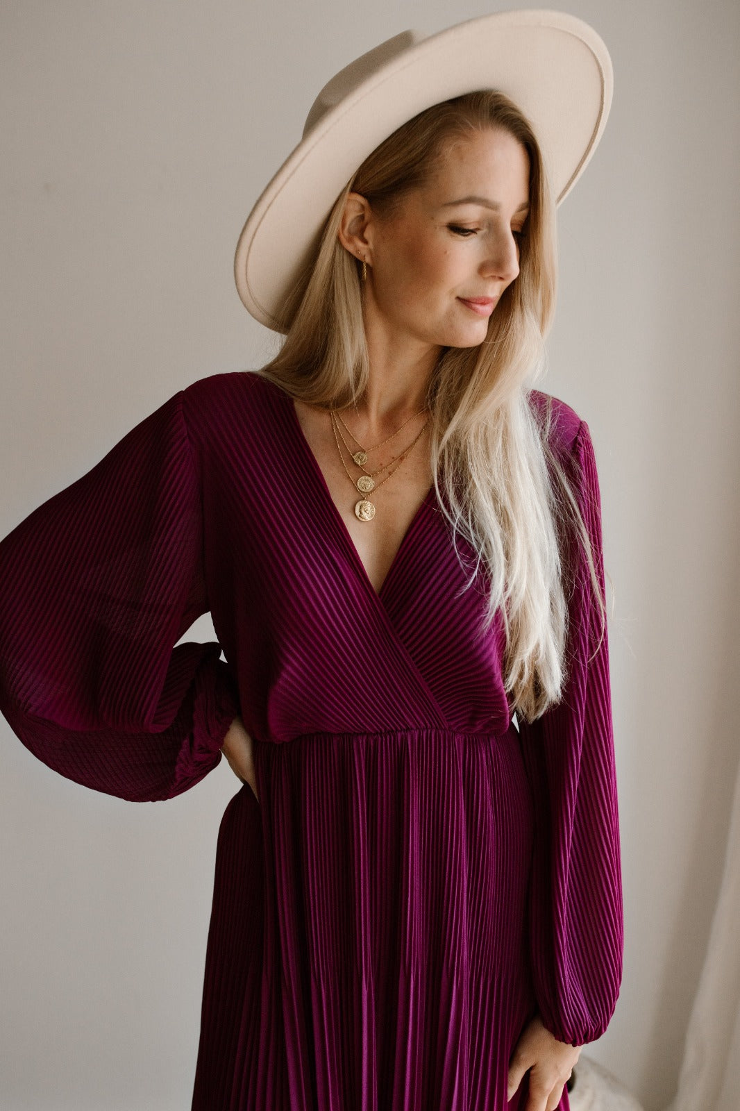 Kleid Fem - Zyklamen