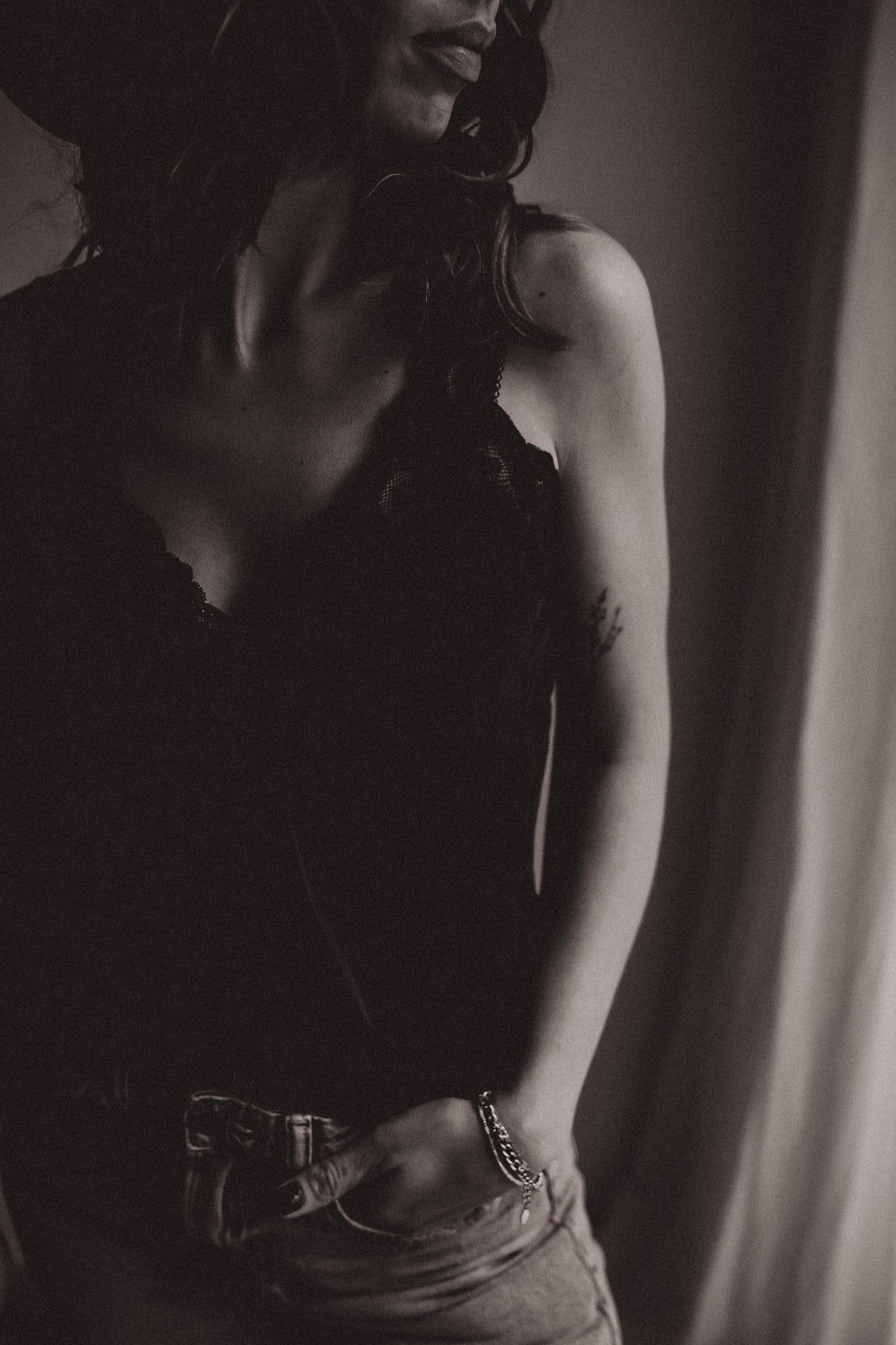 Lace Top - Black