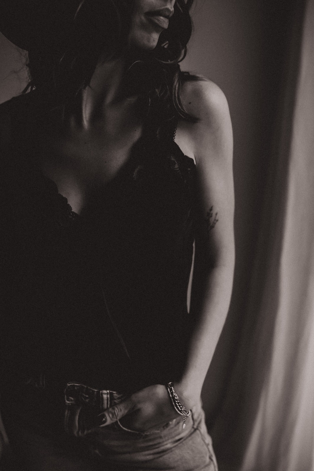 Lace Top - Black