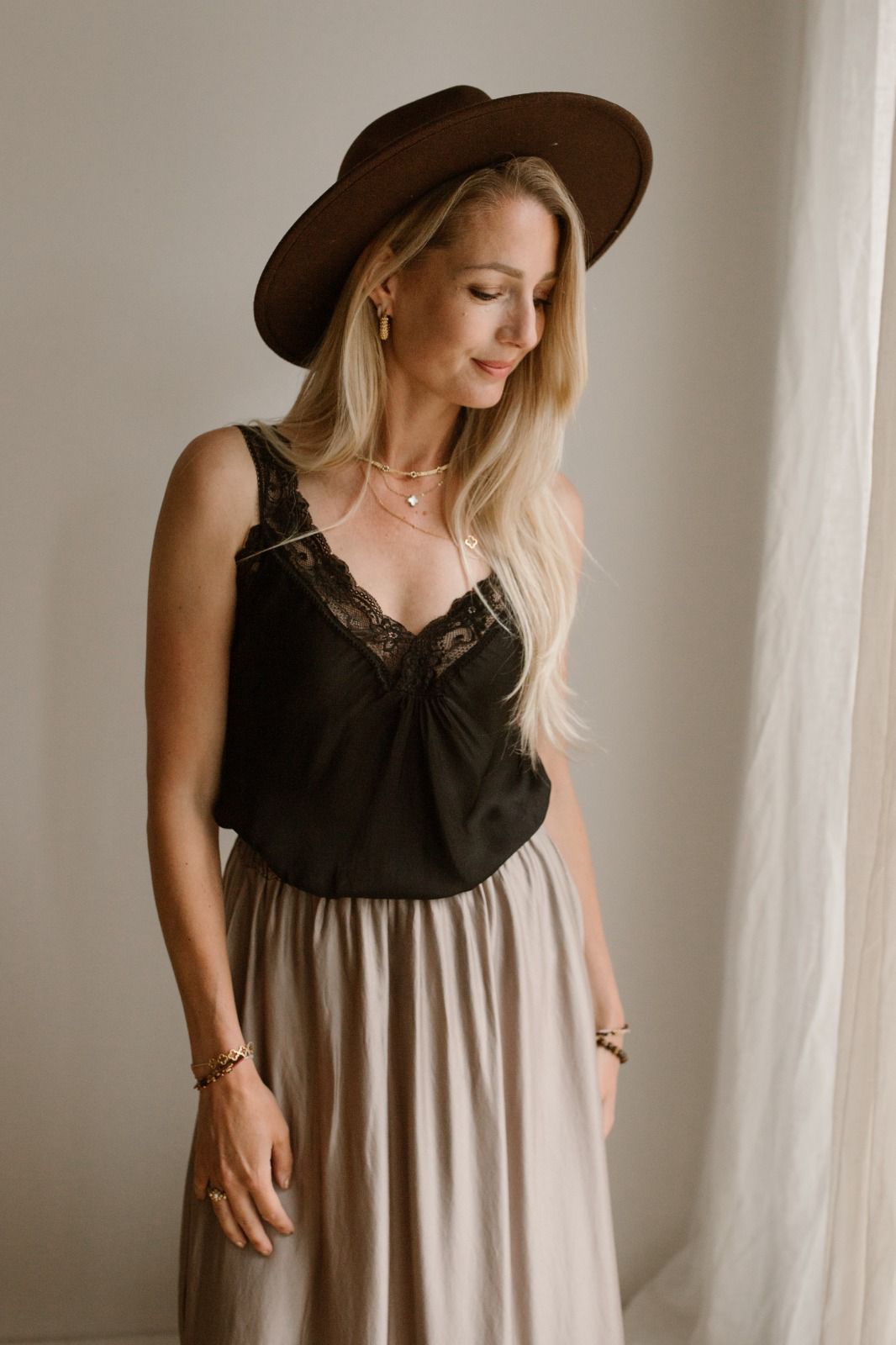Lace Top - Black