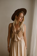 Lace Top - Camel
