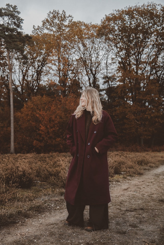 Veste Marieke - bordeaux